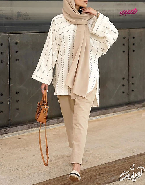 استایل تابستانی با مانتو لینن